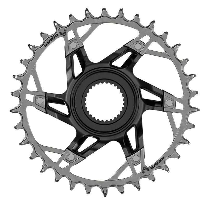 PLATO SRAM XX T-TYPE EAGLE E-MTB BOSCH GEN4 DIRECT MOUNT 36 DIENTES 1x12V ALUMINIO NEGRO/PLATA