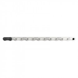 CADENA SRAM GX T-TYPE EAGLE SOLIDPIN 126 ESLABONES 12V POWERLOCK PLATA